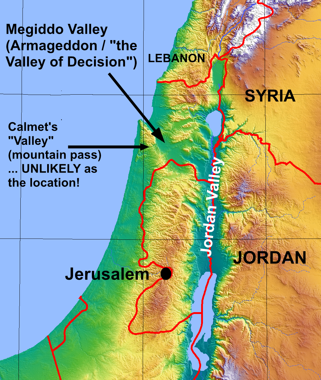 Ezekiel 39:11's valley