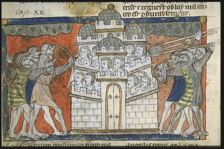 Gog & Magog (old French illustration)